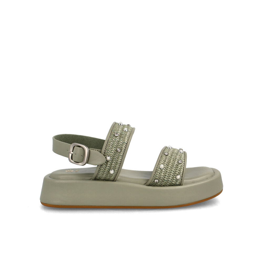 Sandalia Mujer Bata Calisto Verde Claro image number 0.0